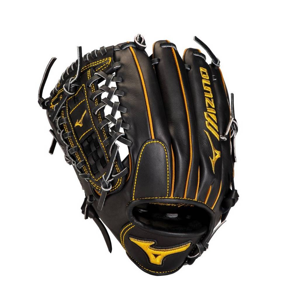 Mizuno Pro Pitcher’s 12" - Deep Pocket Férfi Kesztyű Fekete LNM934267